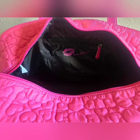 Pink Quilted Women's Bag - Picture 4 of 6